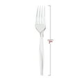 thumbnail image 7 of Smarty 7" Clear Plastic Disposable Dinner Forks 1000ct, 7 of 7