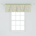 thumbnail image 2 of Ambesonne Pastel Window Valance, Colorful Squares Mosaic, 54" X 18", Multicolor, 2 of 3