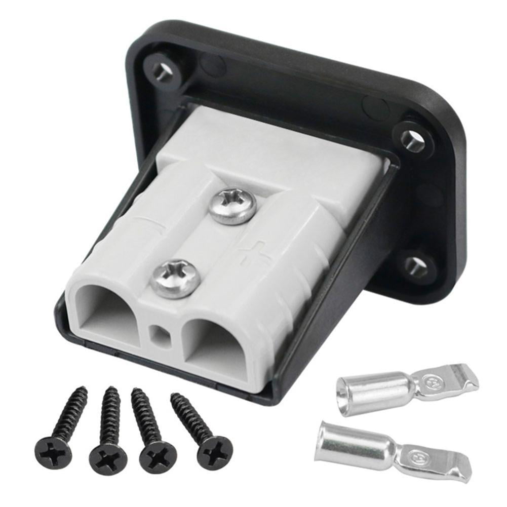 Trailer Vision 50 amp Anderson Plug Flush Mount Connector Assembly with Screw...