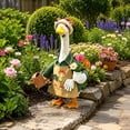 thumbnail image 3 of Sruoe Porch Goose Clothes, 23" Porch Goose Outfits for Lawn Yard and Patio Decoration, Lawn Goose Clothing for Cement Goose Lawn Goose Outfit, Garden Goose Costume, 3 of 7