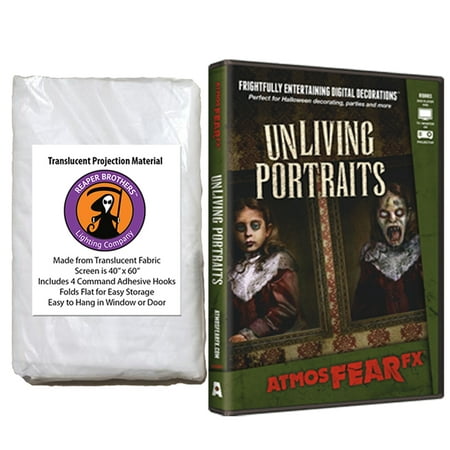 AtmosfearFX Unliving Portraits Halloween DVD + Reaper Bros 60