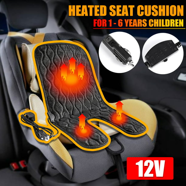 Universal 12v Car Baby Carbon Fiber, Baby Car Seat Heating Pad