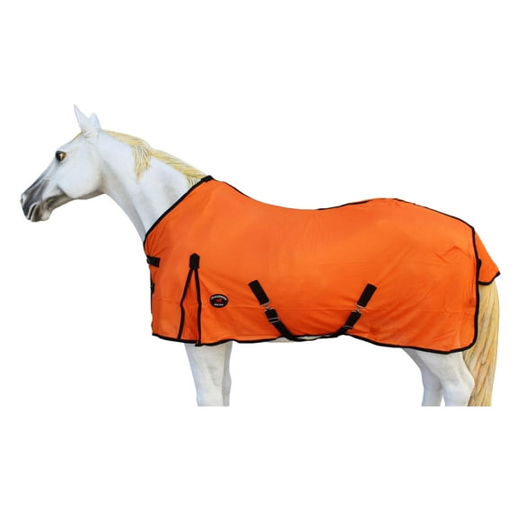 70" Horse Mesh Summer FlySheet Spring Airflow   Orange 7309