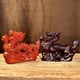 thumbnail image 2 of Green wooden dragon figurine, solid wood twelve zodiac dragon ornament, home living room office decoration, craft, gift., 2 of 3