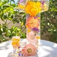 thumbnail image 3 of Luz nocturna de resina floral, lámpara de flores personalizada, letras de resina de flores prensadas con luz LED para madre, luces de alfabeto de resina de cristal de flores para mujer, regalo del día, 3 of 7