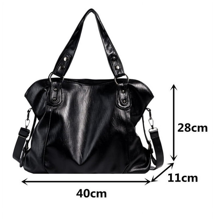  JQAliMOVV The Tote Bags for Women - Large PU Leather Tote Bag  Trendy Travel Tote Bag Handbag Top-Handle Shoulder Crossbody Bags (Black) :  Clothing, Shoes & Jewelry