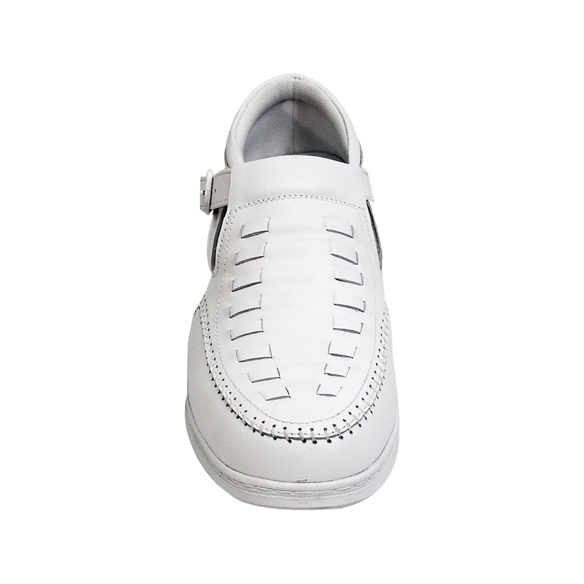 24 HOUR COMFORT Chloe Wide Width Professional Sleek Shoe WHITE 6