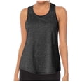 thumbnail image 2 of Womens Tank Tops Sleeveless Tops for Women Women Workout Tops Athletic Sports Running Tank Mesh Yoga Training Solid Tops Dark Gray XXL, 2 of 8