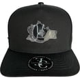 thumbnail image 2 of Oaxaca México Snapback Hat, Flat Brim Adjustable Cap, Aztec Map Heritage Design, Classic Baseball Style, 2 of 5