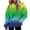 Multicolor, variant on Admvng Womens Sweatshirt Casual Long Sleeve Loose Pockets Gradient Printed Outdoor Travel Hooded Sweatshirts, Size S-2XL