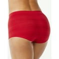 thumbnail image 3 of Joyspun Women's Sheer Stripe Seamless Boyshort Panties, 3-Pack, Sizes S to 3XL, 3 of 4
