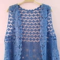 thumbnail image 3 of Women Vest Women's Sleeveless Knitted Hollow Vest Retro Crochet Cardigan for Summer Spring Autumn Sleeveless Cardigan, 3 of 5
