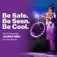 thumbnail image 3 of Brightz WheelBrightz LED Bike Wheel Lights, 7 ft Light Rope, Purple, 3 of 6