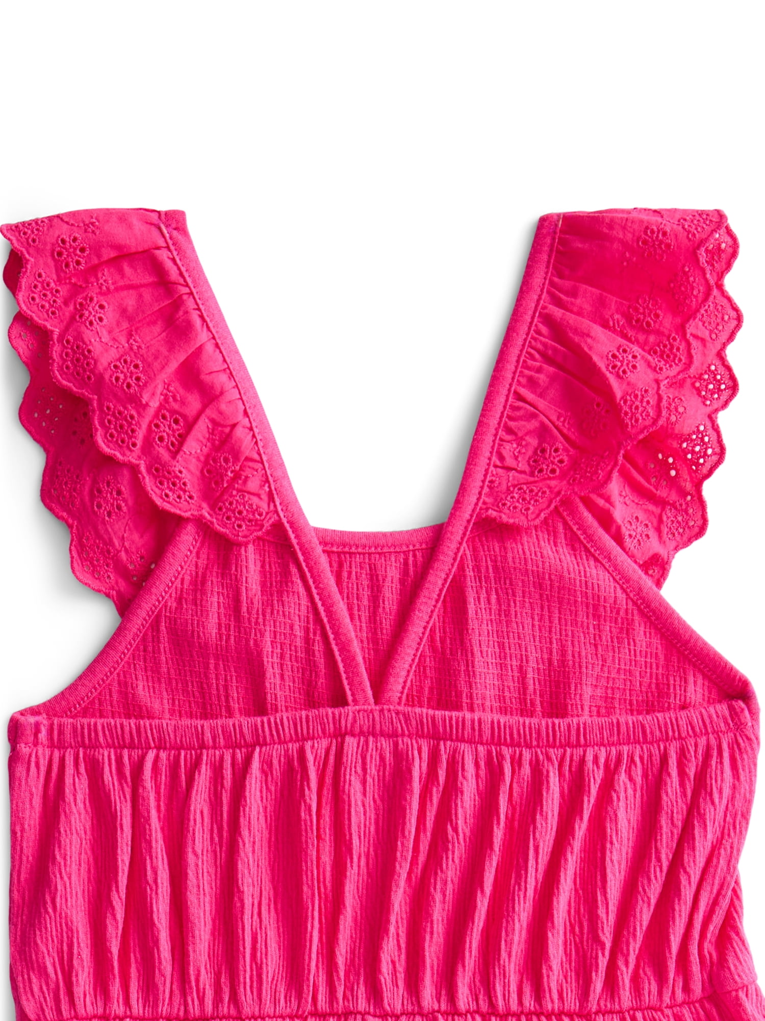 Wonder Nation Girls Eyelet Dress, Sizes XS- XLP