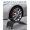 thumbnail image 4 of Gaderth 2 Pack Steel Car Ramps, Vehicle Ramps,4000 Lbs Capacity Per,Heavy Duty Truck Ramps, 9" Lift Height Car Lift Ramp For Low Profile Vehicles, Auto Service, Car Repair & Maintenance, 4 of 5