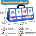 thumbnail image 5 of CCOCC CVC Word Building Pocket Chart, Dry Erase Board with Sight Words Flash Cards-Classroom Must Haves, 5 of 7