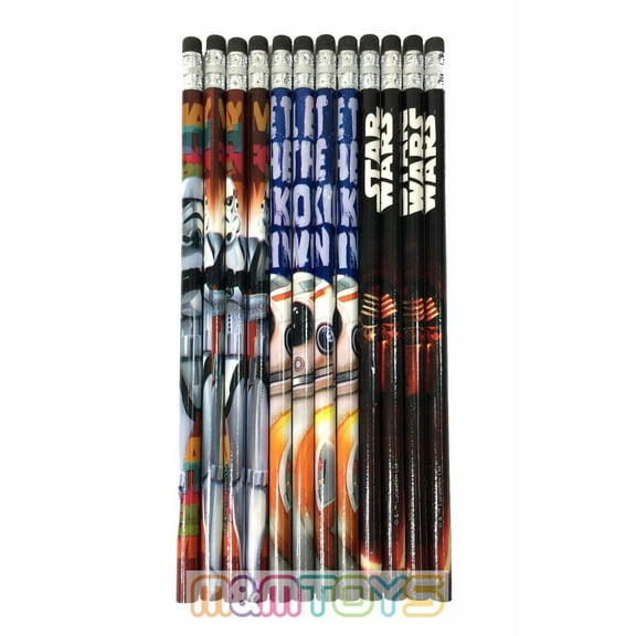 Disney Star Wars "The Force Awaken" 24  Wood Pencils Pack