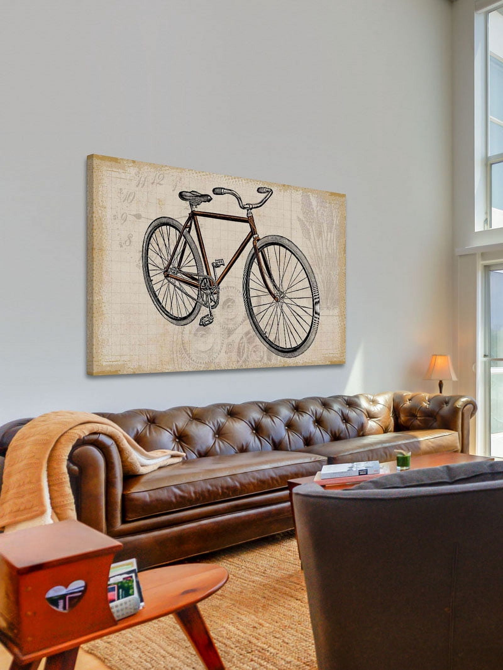 Marmont Hill "Red Bike" Painting Print on Canvas