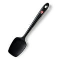 thumbnail image 1 of DI ORO Premium Seamless Black Silicone Spoon Spatula - BPA Free Pro-Grade Non-Stick 600ÂºF Heat-Resistant Rubber Spoonula - Best Silicone Kitchen Scraper Tool for Stirring, Scooping, and Mixing, 1 of 5