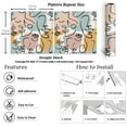 thumbnail image 2 of VEELIKE Portraits Geometric Wallpaper Peel and Stick Abstract Wallpaper Art Wall Mural 17.7''x118'' Modern Geometric Peel and Stick Wallpaper Removable Geometric Contact Paper for Bedroom Accent Wall, 2 of 8