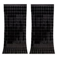 thumbnail image 1 of 2Pcs Square Foil Fringe Backdrop Curtain Tinsel Curtain Backdrop for Birthday, Wedding, Party Decor, 1 of 5