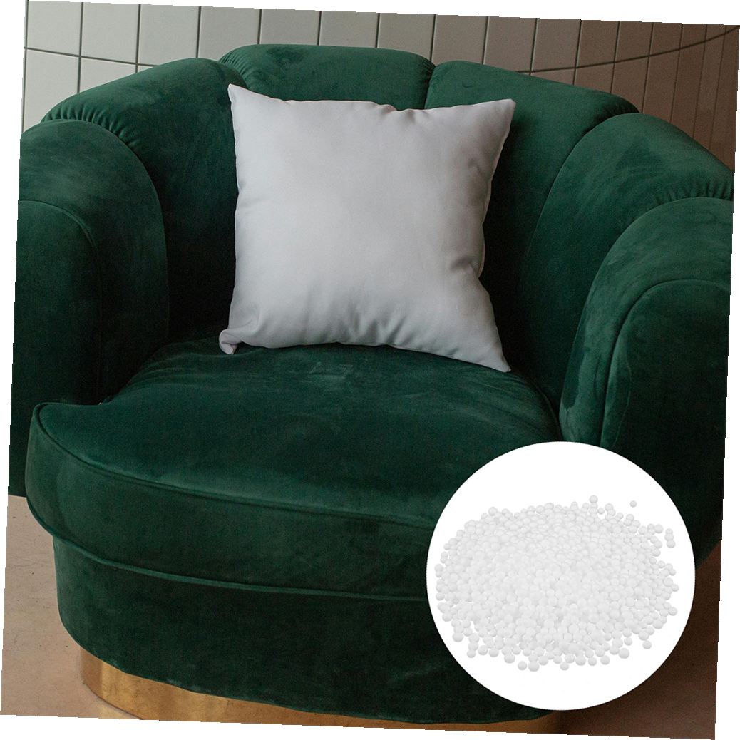 UPOUART White Soft Foam Bean Bag Filler for Sofa Cushions, Heat Retaining Filling Material for Comfortable Seating