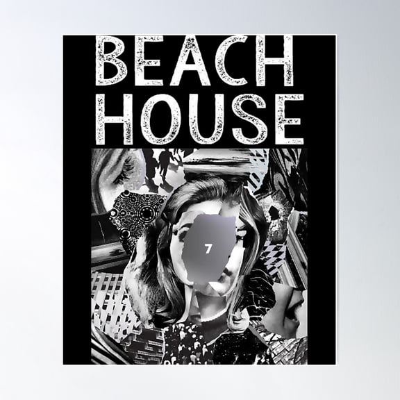 Beach Band House 7 Poster Wall Art, Modern Wall Decor For Living Room Bedroom, 8x12 UNFRAMED