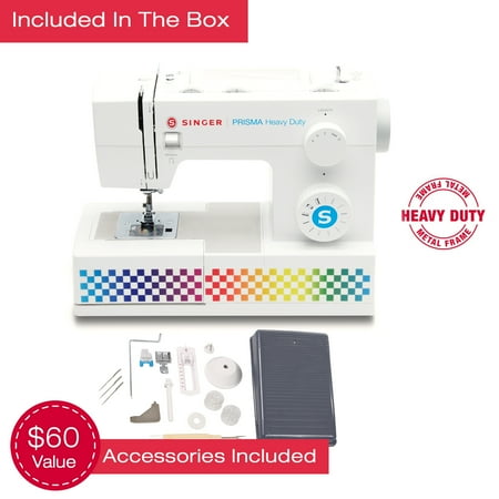 SINGER® PRISMA™ Heavy Duty Sewing Machine | 69 Stitches, Extra High Sewing Speed & Strong Piercing Power for Heavy Fabrics