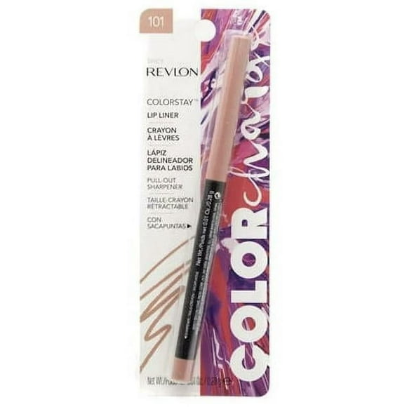 Revlon ColorStay Lip Liner with Pull Out Sharpener, 101 Spicy .01oz