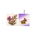 thumbnail image 2 of Handcrafted Pillar Candle Set with Jasmine, Sandalwood & Natural Dried Flowers, 2 of 5