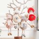 thumbnail image 3 of 4Pcs Angel Plush Doll Christmas Tree Hanging Pendant Xmas Tree Decor Ornaments, 3 of 5