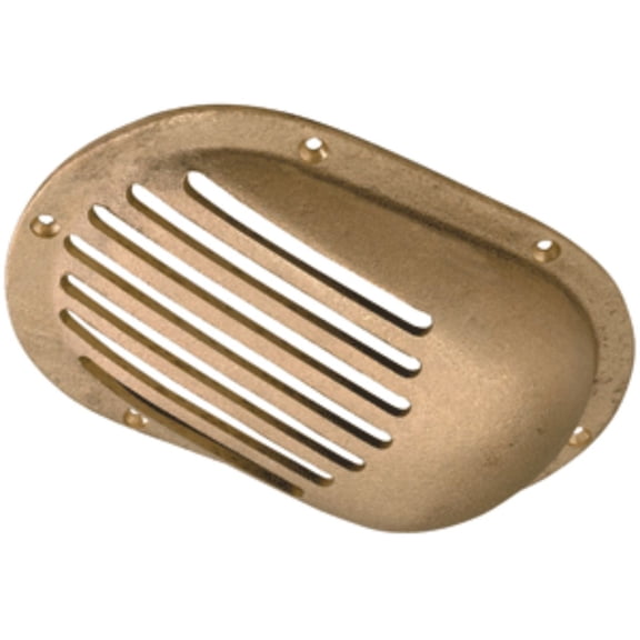 4" Bronze Solid Scoop Strainer with Machined Slots