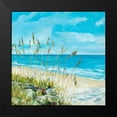thumbnail image 2 of DeRice, Julie 15x15 Black Modern Framed Museum Art Print Titled - Seaside Square II, 2 of 5