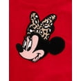 thumbnail image 4 of Disney Minnie Mouse Ribbed Velour Sweatshirt and Jogger Pants Outfit Set Toddler to Little Kid, 4 of 5