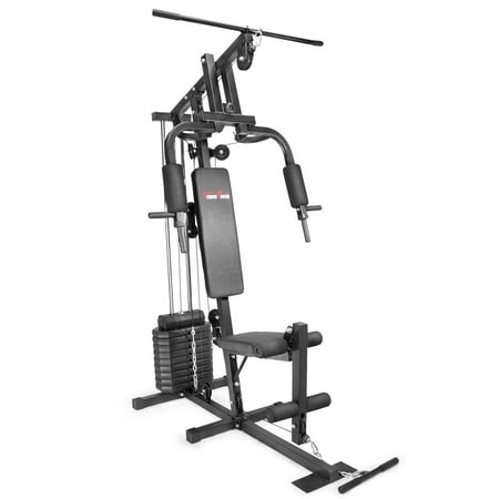 XtremepowerUS Multifunction Home Gym Fitness Station Workout Machine w/ 100 Lbs (Best Multi Station Home Gym)