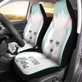 thumbnail image 2 of ABPHQTO Juego de 2 fundas para asientos de coche Beauty Universal Auto Asientos delanteros Protector para coche, SUV sedán, camión, 2 of 4