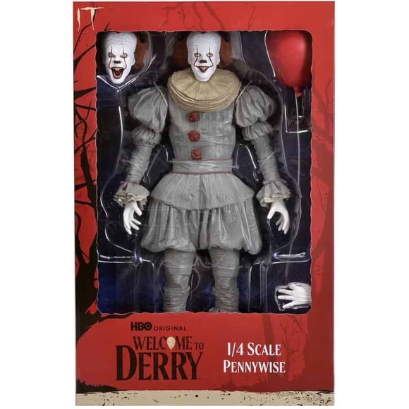IT Welcome to Derry Figurine Articulée de 18 Pouces Échelle 1/4 - Pennywise