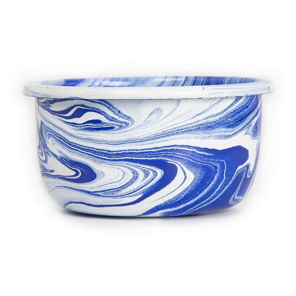Hand Painted 15 Oz Enamel Serving Bowl Set of 4