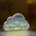 thumbnail image 2 of BNNG Children'S Night Light Wall Decor, Toddler Room Night Light Decoration, Cloud Shape Night Light Decor, Diy Pink Purple Blue Light Night Light Flower Wall Decoration Off Light Is Mirrores, 2 of 7
