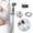 Gun Gray, variant on FEELSO Handheld Bidet Sprayer for Toilet, Stainless Steel Jet Spray for Toilets with Adjustable Pressure and 78-Inch Hose, Grey