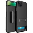 thumbnail image 2 of BELTRON Case Holster Combo for iPhone 14, iPhone 13, Slim Protective Full Body Grip Case & Swivel Belt Clip 3 in 1 Combo with Kickstand / Card Holder for iPhone 14 & iPhone 13 NOT for Pro, 2 of 9