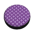 thumbnail image 2 of XMXY Purple Rhombus Spare Tire Cover，Universal Waterproof Cover for Jeep RV Tire Wheel Protection 17 inch, 2 of 8