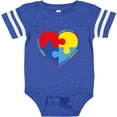 thumbnail image 3 of Inktastic Autism Puzzle Heart Boys or Girls Baby Bodysuit, 3 of 5