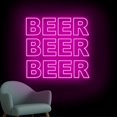 thumbnail image 5 of Handmadetneonsign Beer Beer Beer Neon Sign, Quote Wall Art Decor, Bar Pub Beer Wall Decor 52053, 5 of 5