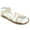 gold, variant on Salt Water Sandals by Hoy Shoe Original Sandal - Silver - Toddler 6 - 812-SILVER-6