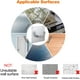 thumbnail image 3 of Ganchos adhesivos para colgar en la pared, ganchos para puerta, impermeables, de acero inoxidable, soportes adhesivos para colgar ropa, cocina, baño, gancho adhesivo, paquete de 4, 3 of 7