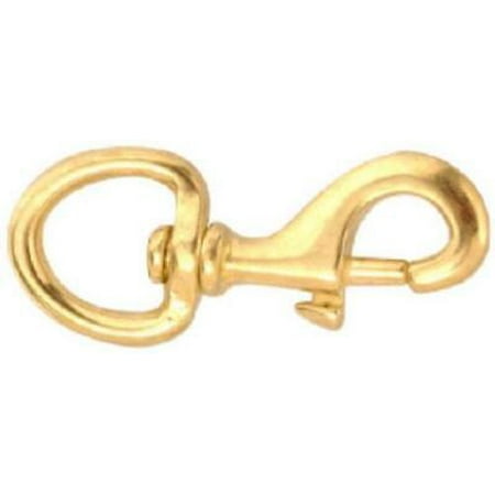 

Campbell Chain 5/8 in. Dia. x 3-1/8 in. L Polished Bronze Bolt Snap 70 lb. (Pack of 10)