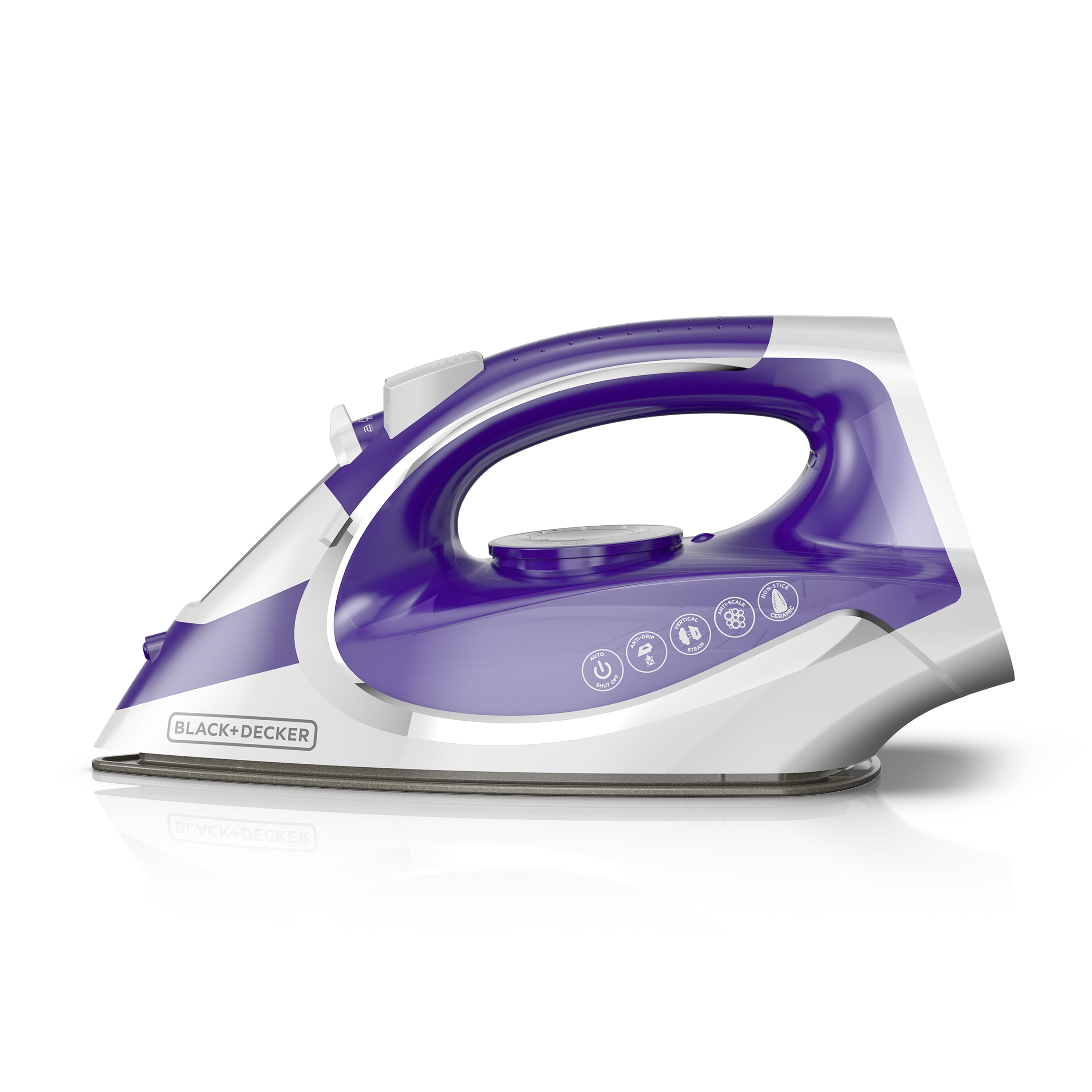 Black+Decker ICL500 Light ��N Go Cordless Iron, Purple, Large Water Tank 