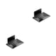 thumbnail image 4 of Advancent Soporte para inodoro, soporte de baño para jabón, sin taladro, estilo Simple, accesorios para el hogar, estante de almacenamiento de Negro 2piezas, 4 of 6