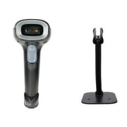 Arealer USB 1D 2D QR Handheld Wired Bar Code Reader with Stand Support Screen Code Compatible with Windows XP7810 Android Linux System for Supermarket Library Book Shop Logistics Retail Warehouse